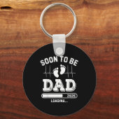 Porte-clés Soon To Be Dad 2026 Loading Baby Announcement For (Recto)