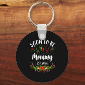 Porte-clés Soon To Be Mommy 2026 First Time Pregnancy Announc (Recto)