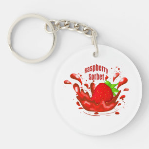 Porte-clés Sorbet de framboise