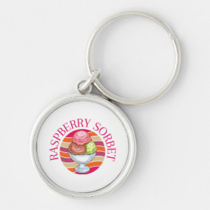 Porte-clés Sorbet de framboise