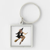 Porte-clés Sorcière à broche (Devant)