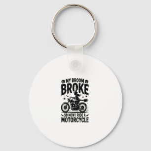 Porte-clés Sorcière à moto Halloween