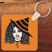 Porte-clés Sorcière à poils croustillants Thunder_Cove (Verso)