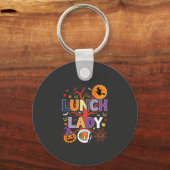 Porte-clés Sorcière de cuisine de dame de déjeuner d'Hallowee (Recto)
