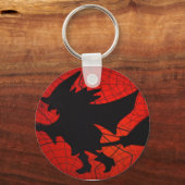 Porte-clés Sorcière d'Halloween (Recto)