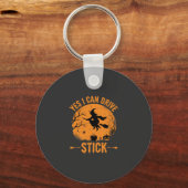 Porte-clés Sorcière d'Halloween Drive Stick Graphique_1 (Recto)