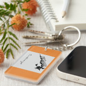 Porte-clés Sorcière effrayante Broom Thunder_Cove Halloween (Devant droit)