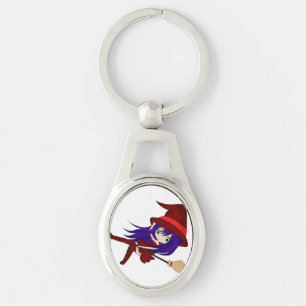 Porte-clés Sorcière en baisse mignonne de Chibi