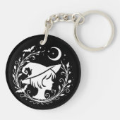 Porte-clés Sorcière Pixie Wiccan Magie Halloween (Dos)