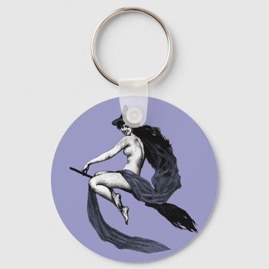 Porte-clés Sorcière vintage (Recto)