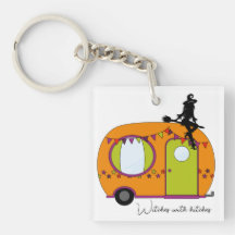 Sorcières avec hitch Halloween remorque rv camper