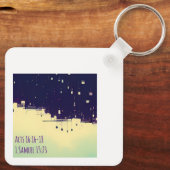 Porte-clés Sorcières être fou (rose) (Verso)