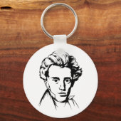 Porte-clés Soren Kierkegaard philosophie portra existentialis (Recto)