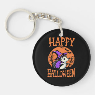 Porte-clés Soricidé de l'Halloween heureux Sorcière