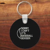 Porte-clés Sorry I Can't It's Baseball Season Funny Softball (Recto)