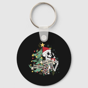 Porte-clés Sorta Merry Sorta Effrayant Squelette neige Noël X