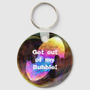 Porte-clés Sortez de mon bulle-porte - clé
