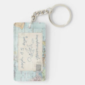 Porte-clés Sortez et explorez la citation et tracez (Dos)