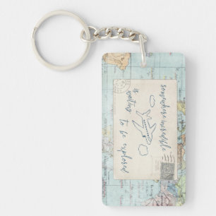 Porte-clés Sortez et explorez la citation et tracez