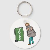 Porte-clés Sortez Les Ordures (Recto)