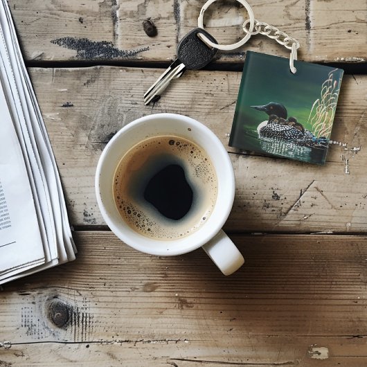 Porte-clés Sortie de la famille Loon