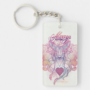 Porte-clés Sortilège Harry Potter   Patronus Biche "Toujours"