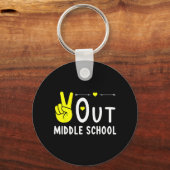 Porte-clés Sortir Du Milieu Dernier Jour De L'École (Recto)