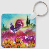 PORTE-CLÉS SOUFFLE ET ROOSTER NOIR (Dos)