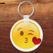 Porte-clés Souffle un baiser émoticônes émoticônes (Recto)