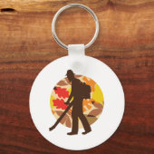 Porte-clés Souffleur à la feuille (Recto)