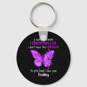 Porte-clés Souffrir de la Fibromyalgie sensibilisation papill