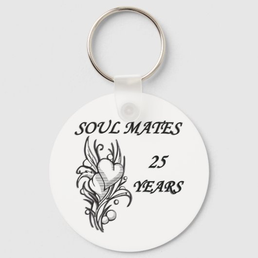 Porte-clés SOUL MATES 25 ans (Recto)