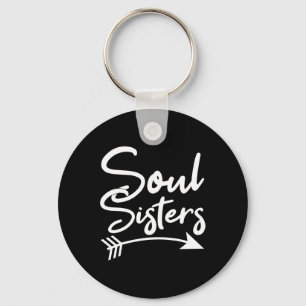 Porte-clés Soul Soeurs Meilleur Ami Amitié Discours Bff