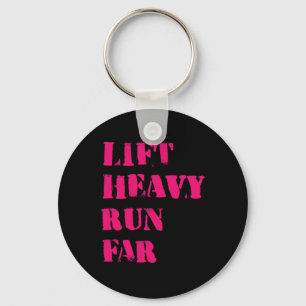Porte-clés Soulever lourd courir loin Sport Fitness hybride c