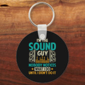 Porte-clés Sound Engineer Tech Husband Dad Funny Dj Disc Jock (Recto)