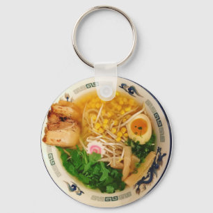 Porte-clés Soupe de nouilles de Ramen de porc