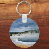 Porte-clés Sources chaudes-Yellowstone (Recto)