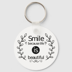 Porte-clés Sourire, Attitude, Succès, Objectifs, Motivationne