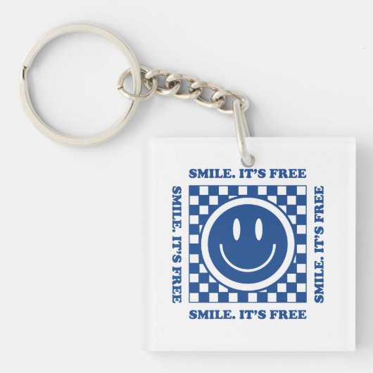 Porte-clés Sourire C'est Gratuit (Devant)