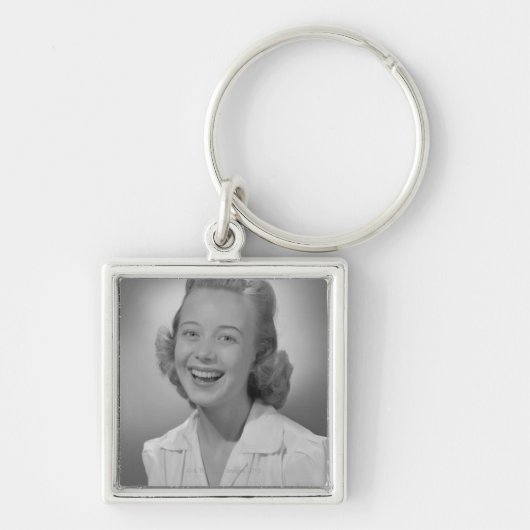 Porte-clés Sourire de femme (Devant)