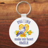 Porte-clés Sourire de pigeon (Recto)