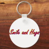 Porte-clés Sourire et Câlins (Recto)