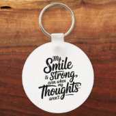 Porte-clés Sourire fort, Lutte tranquille (Verso)