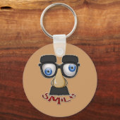 Porte-clés sourire grognon (Recto)