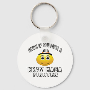 Porte-clés Sourire si vous aimez le combattant de Krav Maga