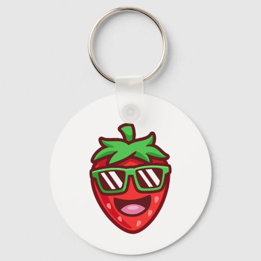 Porte-clés Sourires de Fraise (Recto)