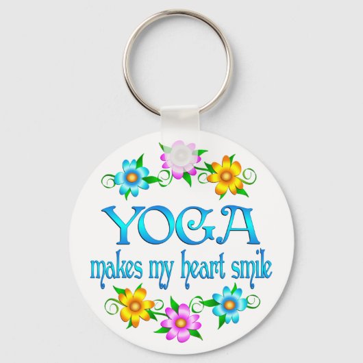 Porte-clés Sourires de yoga (Recto)