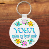Porte-clés Sourires de yoga (Recto)