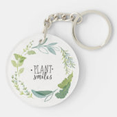 Porte-clés Sourires fins d'usine des herbes II | (Dos)