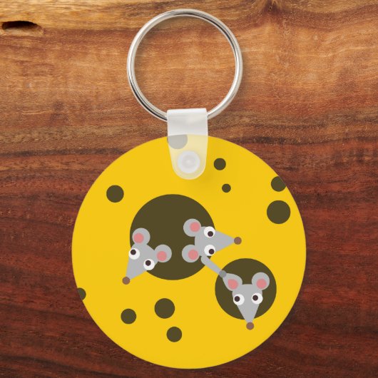 Porte-clés Souris au fromage (Recto)